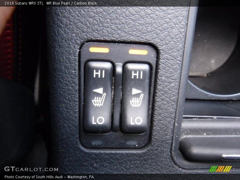 WR Blue Pearl / Carbon Black 2016 Subaru WRX STI