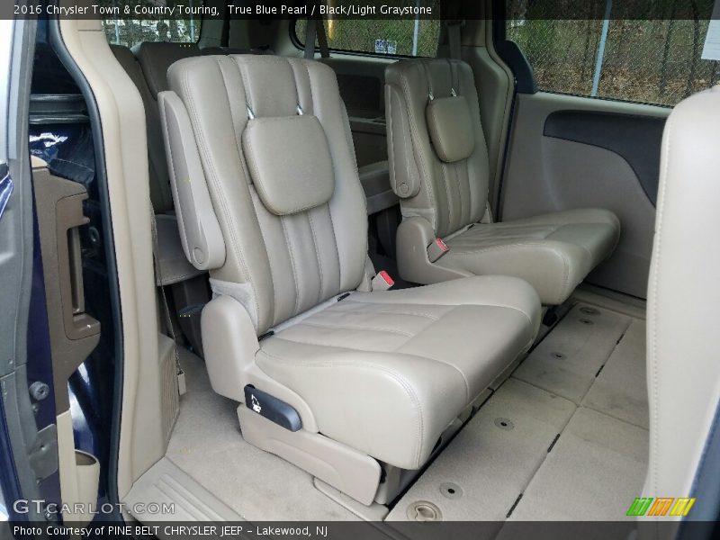 True Blue Pearl / Black/Light Graystone 2016 Chrysler Town & Country Touring
