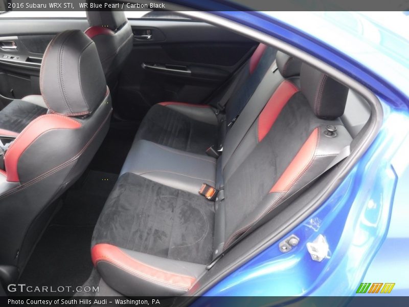WR Blue Pearl / Carbon Black 2016 Subaru WRX STI