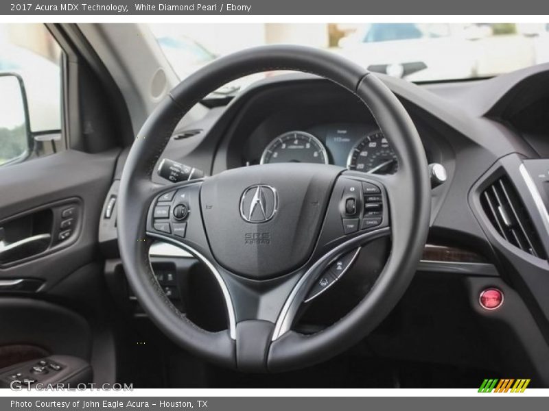 White Diamond Pearl / Ebony 2017 Acura MDX Technology