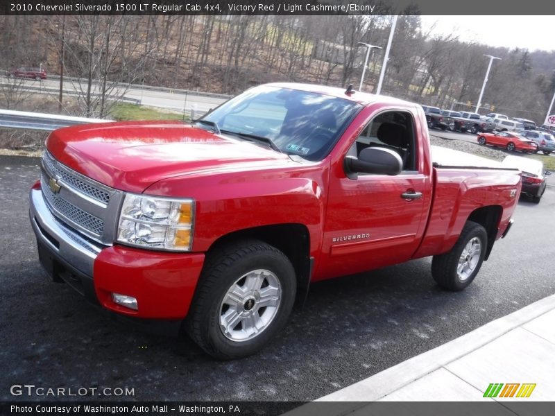 Victory Red / Light Cashmere/Ebony 2010 Chevrolet Silverado 1500 LT Regular Cab 4x4