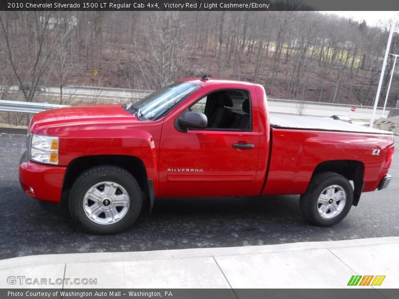 Victory Red / Light Cashmere/Ebony 2010 Chevrolet Silverado 1500 LT Regular Cab 4x4