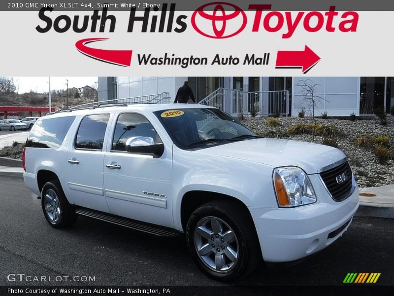 Summit White / Ebony 2010 GMC Yukon XL SLT 4x4
