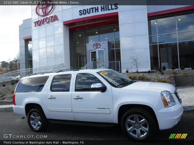 Summit White / Ebony 2010 GMC Yukon XL SLT 4x4