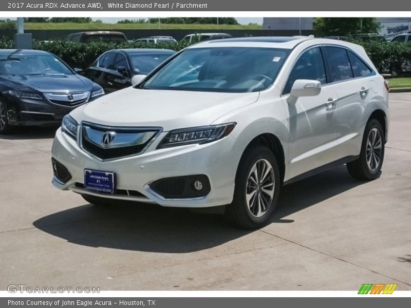 White Diamond Pearl / Parchment 2017 Acura RDX Advance AWD