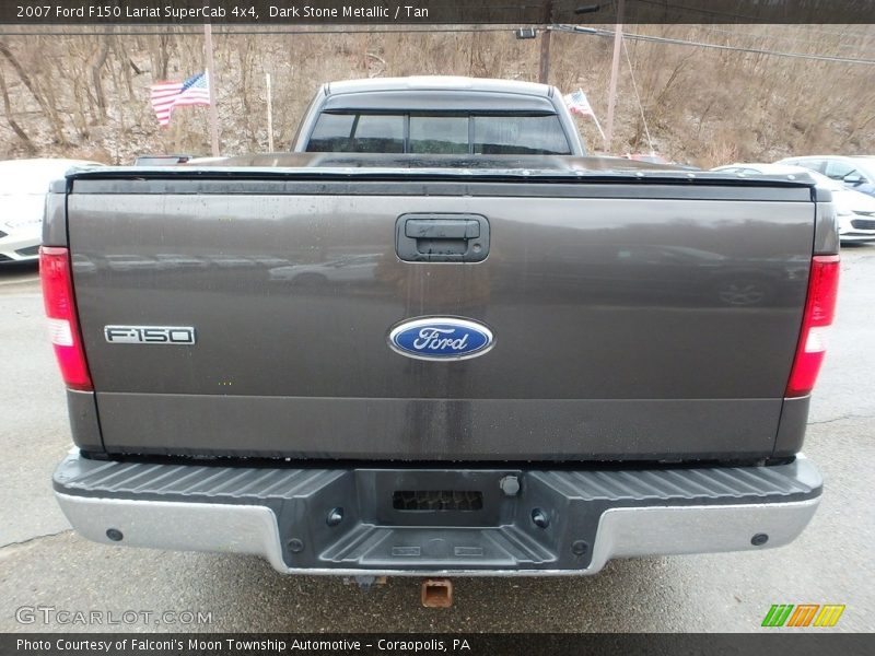 Dark Stone Metallic / Tan 2007 Ford F150 Lariat SuperCab 4x4