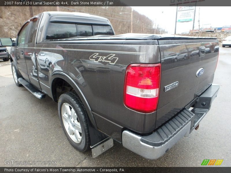 Dark Stone Metallic / Tan 2007 Ford F150 Lariat SuperCab 4x4