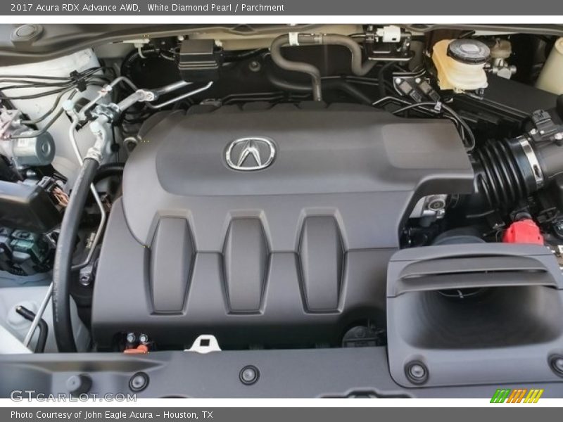 White Diamond Pearl / Parchment 2017 Acura RDX Advance AWD