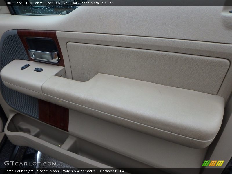 Dark Stone Metallic / Tan 2007 Ford F150 Lariat SuperCab 4x4