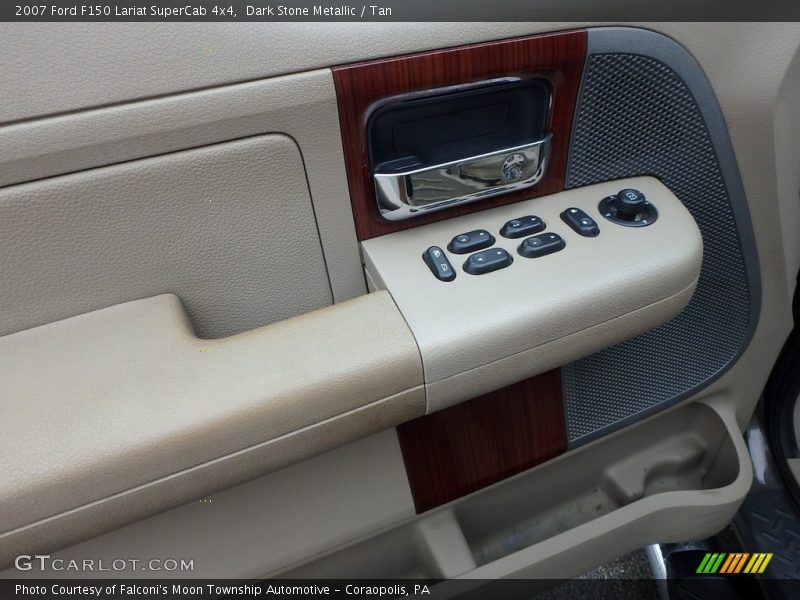 Dark Stone Metallic / Tan 2007 Ford F150 Lariat SuperCab 4x4