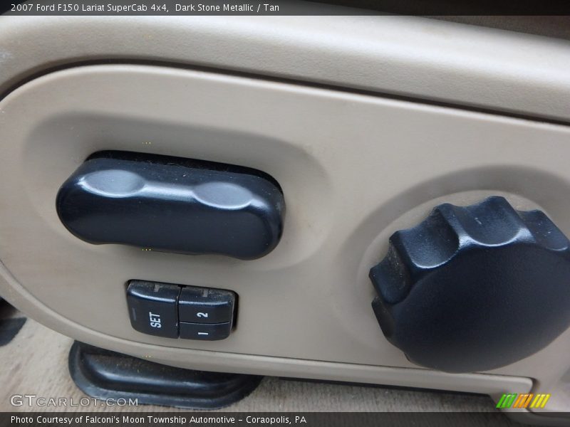 Dark Stone Metallic / Tan 2007 Ford F150 Lariat SuperCab 4x4