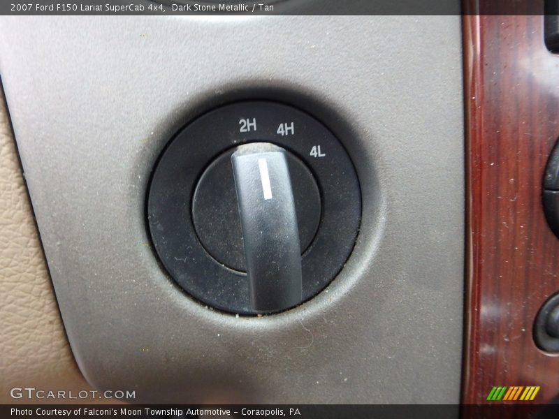 Dark Stone Metallic / Tan 2007 Ford F150 Lariat SuperCab 4x4