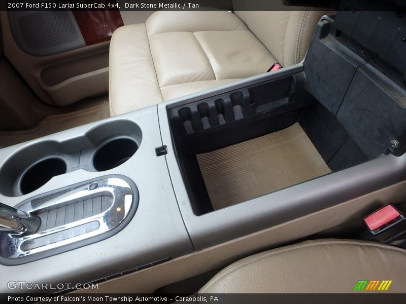 Dark Stone Metallic / Tan 2007 Ford F150 Lariat SuperCab 4x4