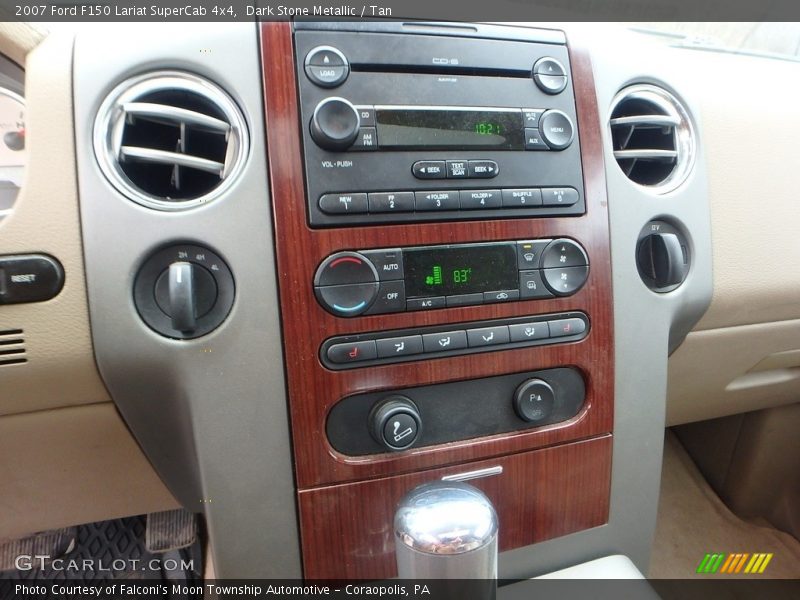 Dark Stone Metallic / Tan 2007 Ford F150 Lariat SuperCab 4x4