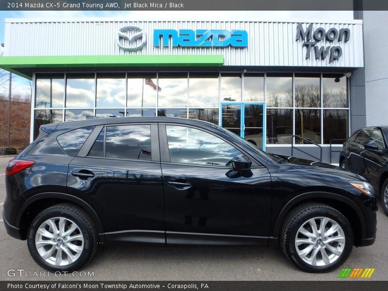 Jet Black Mica / Black 2014 Mazda CX-5 Grand Touring AWD