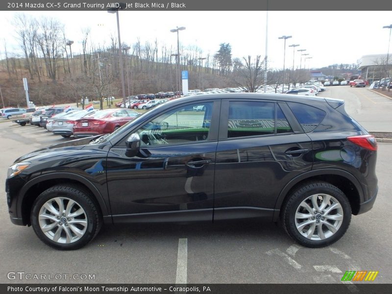 Jet Black Mica / Black 2014 Mazda CX-5 Grand Touring AWD