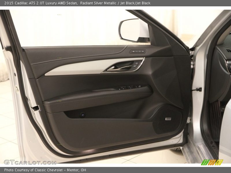 Radiant Silver Metallic / Jet Black/Jet Black 2015 Cadillac ATS 2.0T Luxury AWD Sedan