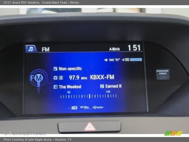 Crystal Black Pearl / Ebony 2017 Acura RDX Advance