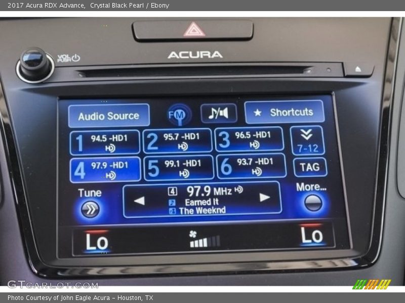 Crystal Black Pearl / Ebony 2017 Acura RDX Advance