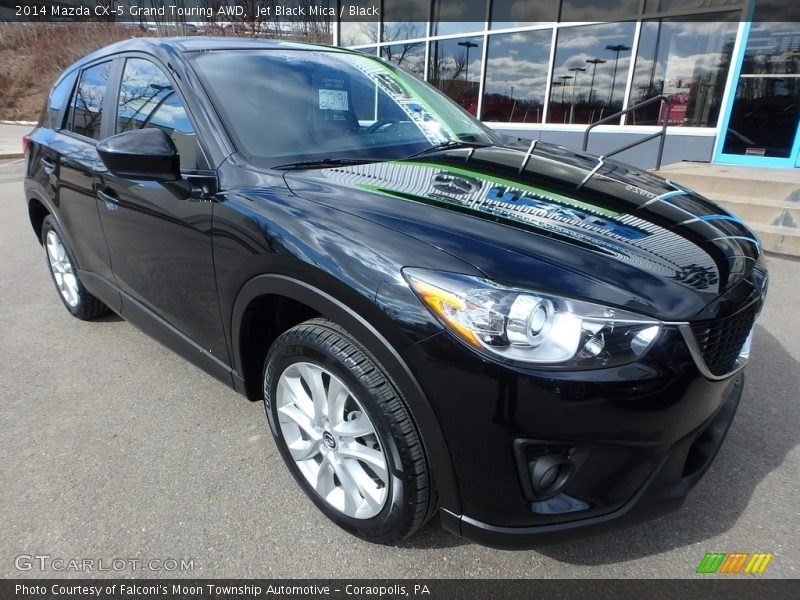 Jet Black Mica / Black 2014 Mazda CX-5 Grand Touring AWD