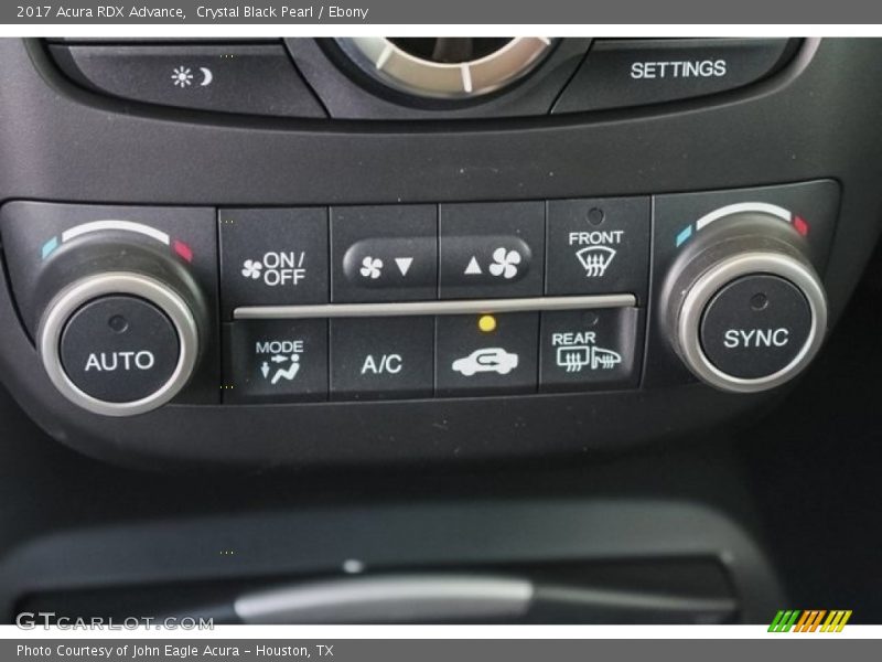 Crystal Black Pearl / Ebony 2017 Acura RDX Advance