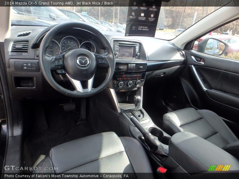 Jet Black Mica / Black 2014 Mazda CX-5 Grand Touring AWD