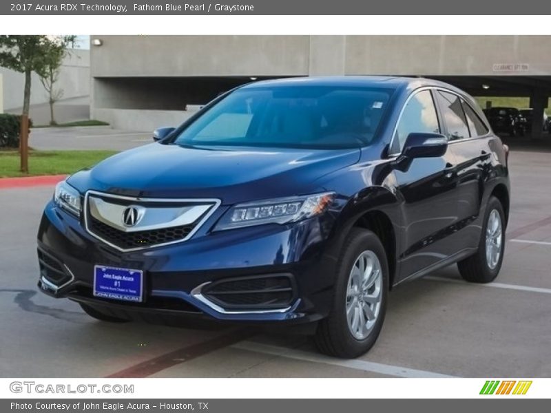 Fathom Blue Pearl / Graystone 2017 Acura RDX Technology