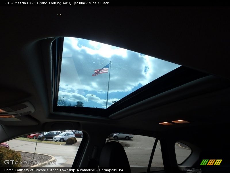 Jet Black Mica / Black 2014 Mazda CX-5 Grand Touring AWD
