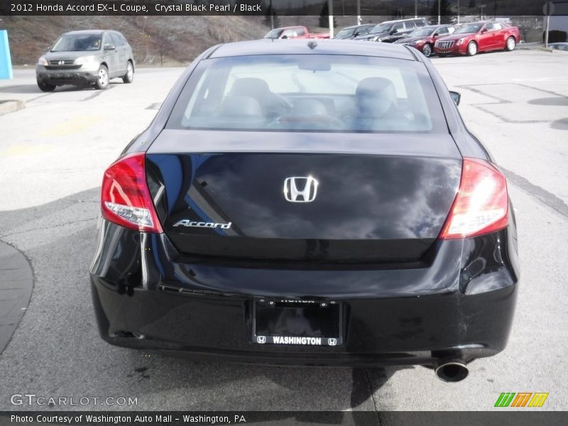 Crystal Black Pearl / Black 2012 Honda Accord EX-L Coupe