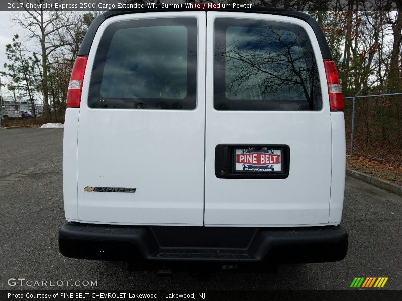 Summit White / Medium Pewter 2017 Chevrolet Express 2500 Cargo Extended WT