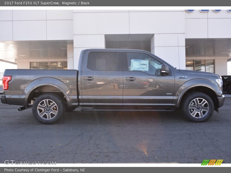 Magnetic / Black 2017 Ford F150 XLT SuperCrew