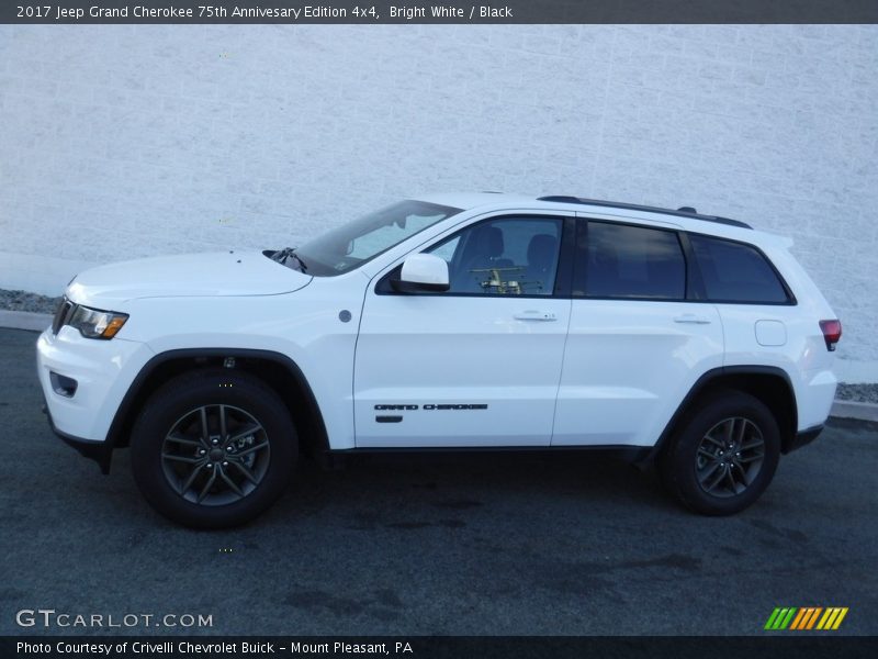 Bright White / Black 2017 Jeep Grand Cherokee 75th Annivesary Edition 4x4