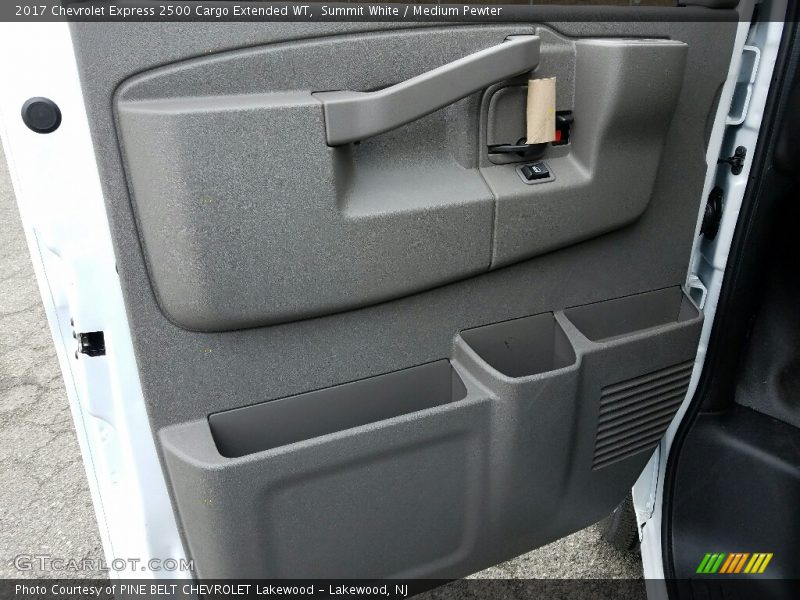 Summit White / Medium Pewter 2017 Chevrolet Express 2500 Cargo Extended WT