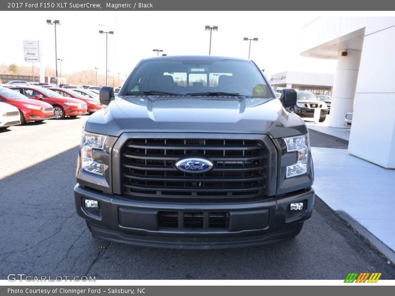 Magnetic / Black 2017 Ford F150 XLT SuperCrew