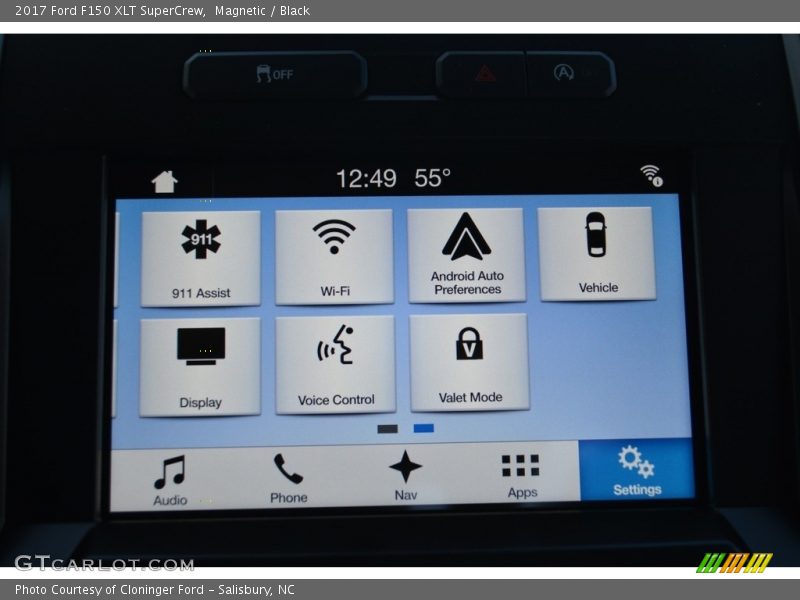 Magnetic / Black 2017 Ford F150 XLT SuperCrew