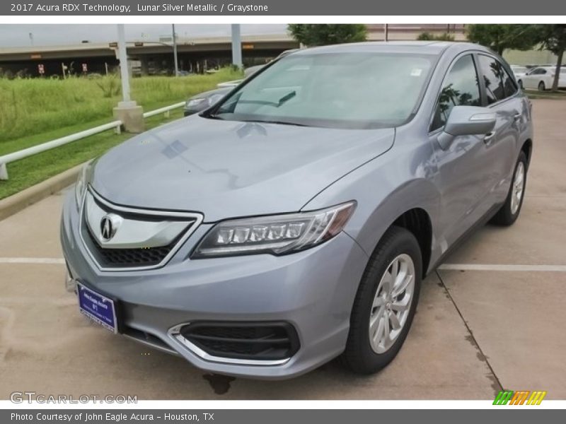 Lunar Silver Metallic / Graystone 2017 Acura RDX Technology