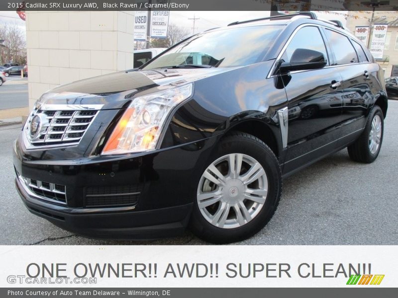 Black Raven / Caramel/Ebony 2015 Cadillac SRX Luxury AWD