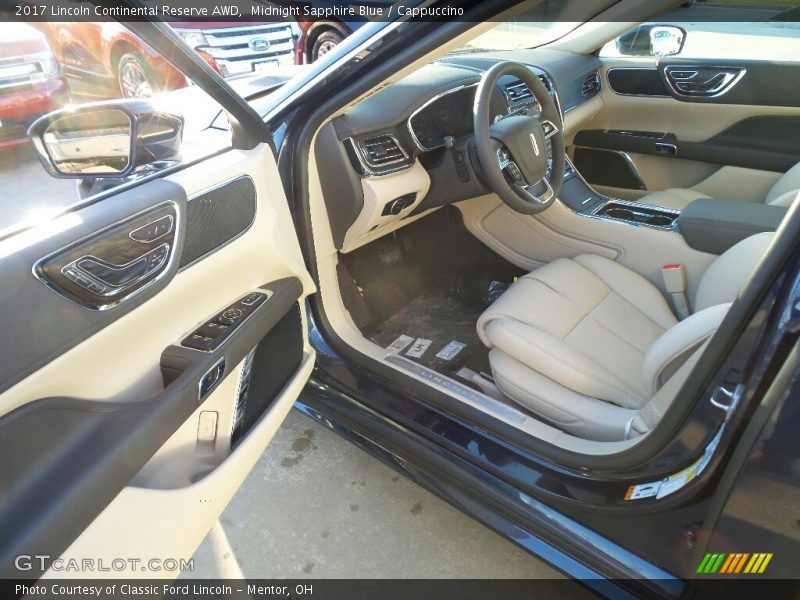 Midnight Sapphire Blue / Cappuccino 2017 Lincoln Continental Reserve AWD