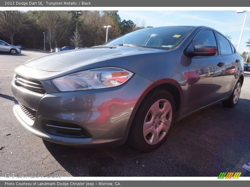 Tungsten Metallic / Black 2013 Dodge Dart SE