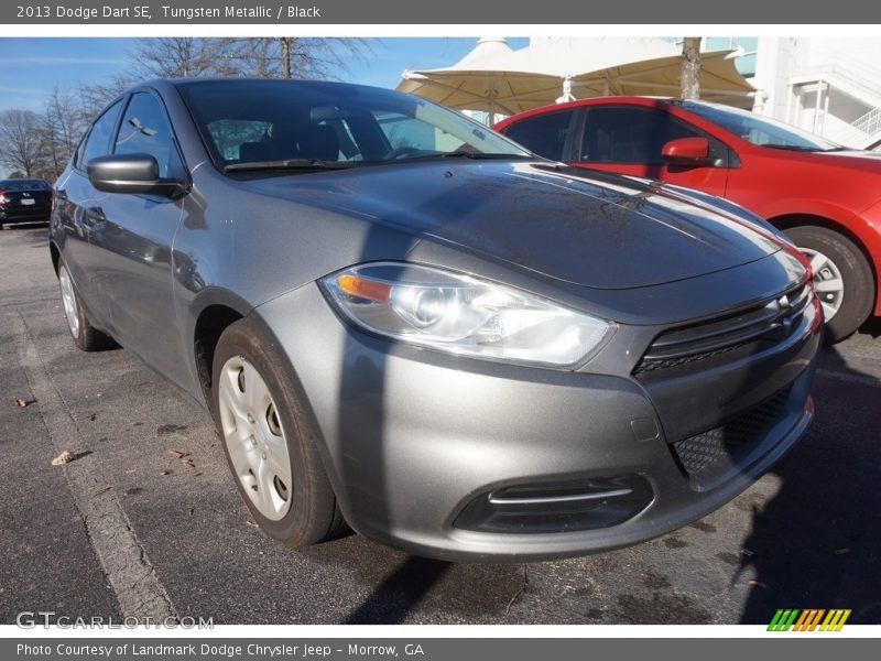 Tungsten Metallic / Black 2013 Dodge Dart SE