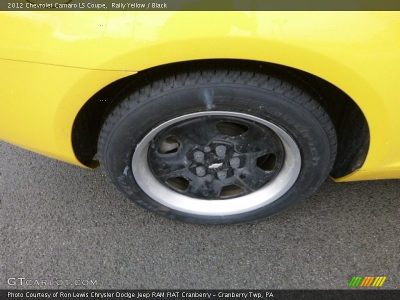 Rally Yellow / Black 2012 Chevrolet Camaro LS Coupe