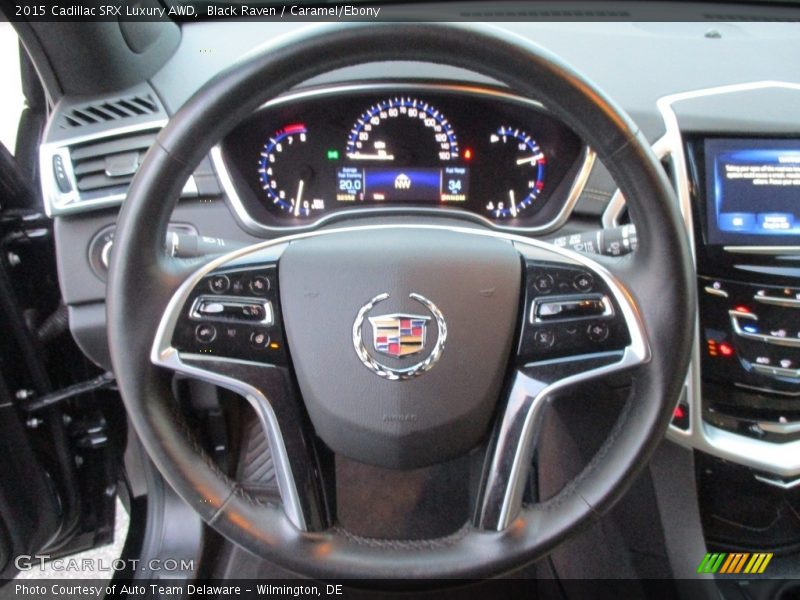 Black Raven / Caramel/Ebony 2015 Cadillac SRX Luxury AWD