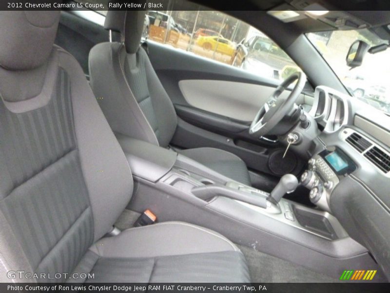 Rally Yellow / Black 2012 Chevrolet Camaro LS Coupe