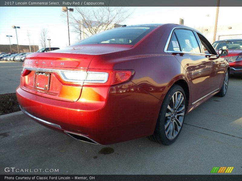 Ruby Red / Cappuccino 2017 Lincoln Continental Select