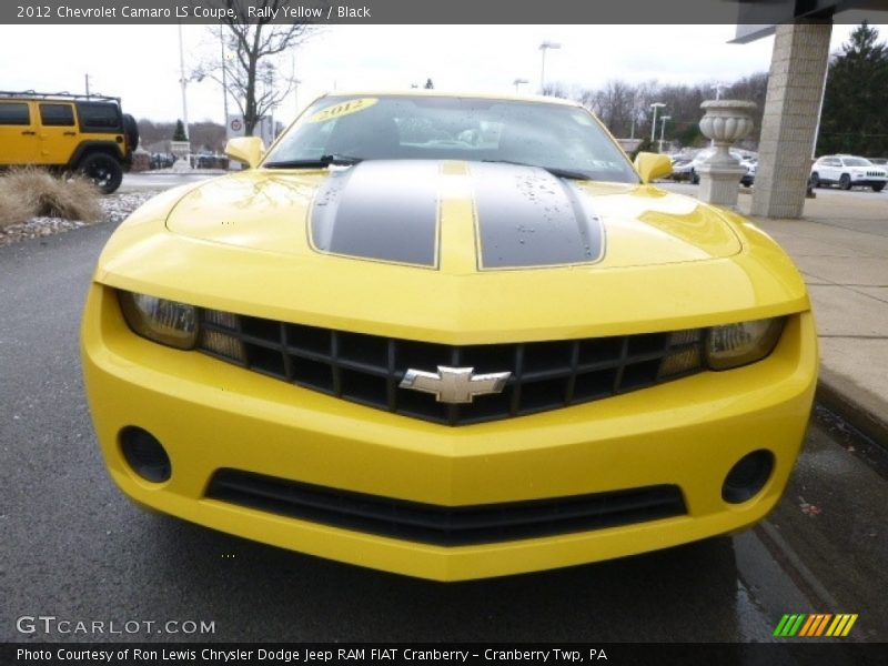 Rally Yellow / Black 2012 Chevrolet Camaro LS Coupe