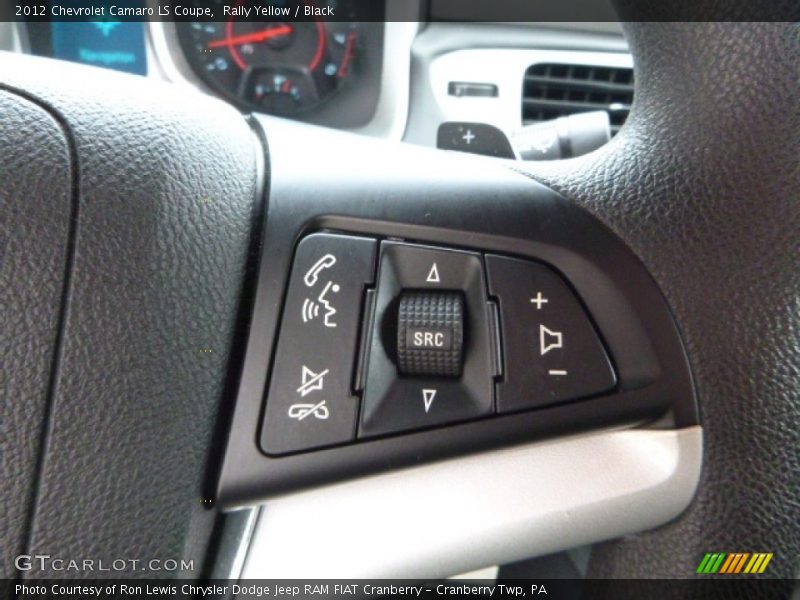 Rally Yellow / Black 2012 Chevrolet Camaro LS Coupe