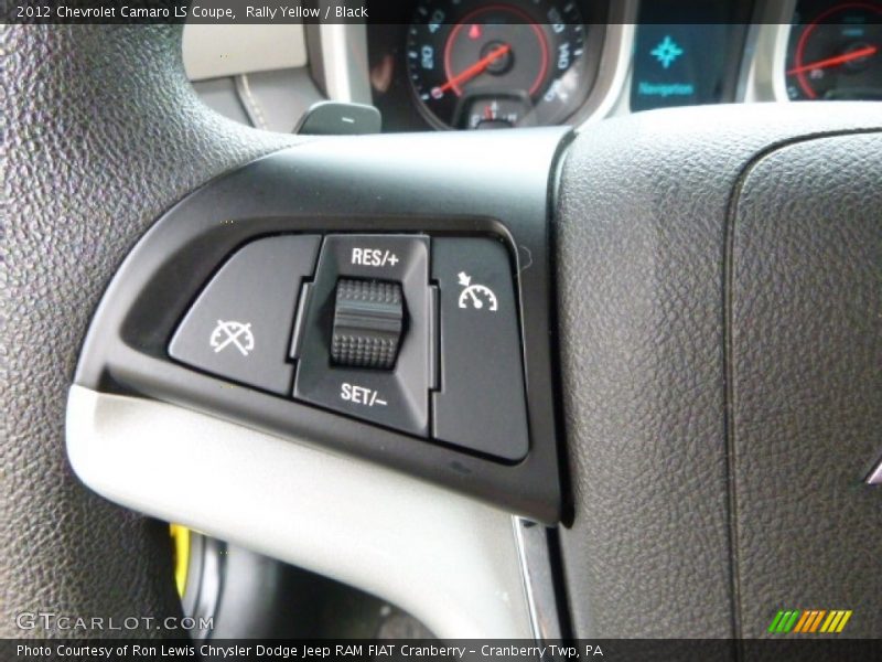 Rally Yellow / Black 2012 Chevrolet Camaro LS Coupe