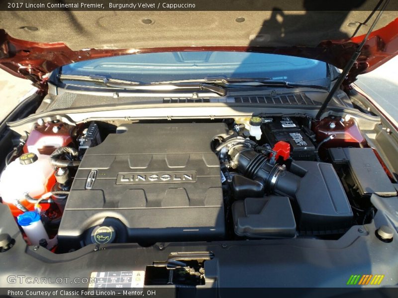  2017 Continental Premier Engine - 3.7 Liter DOHC 24-Valve Ti-VCT V6