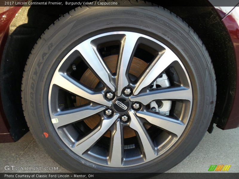  2017 Continental Premier Wheel