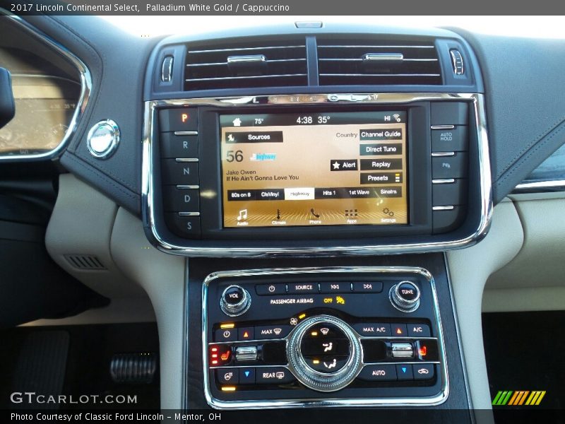 Controls of 2017 Continental Select